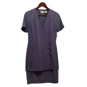 Ann Taylor Silk V-Neck dress